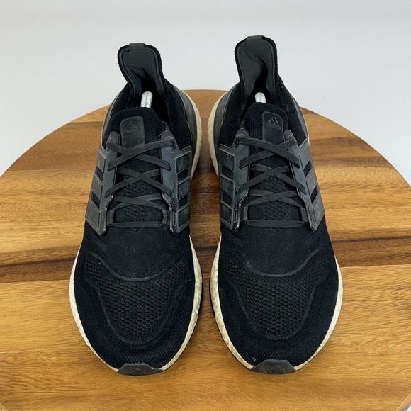 Mens Adidas Ultraboost 22 Core Black Athletic Running Gym Sneakers Shoes Size 11 main image 10
